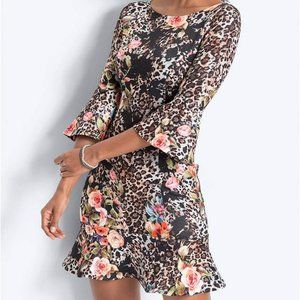 Animal Print Dress 1X (18-20)